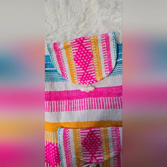 Lillo Drawstring Backpack boho Mexican - Picture 3 of 5